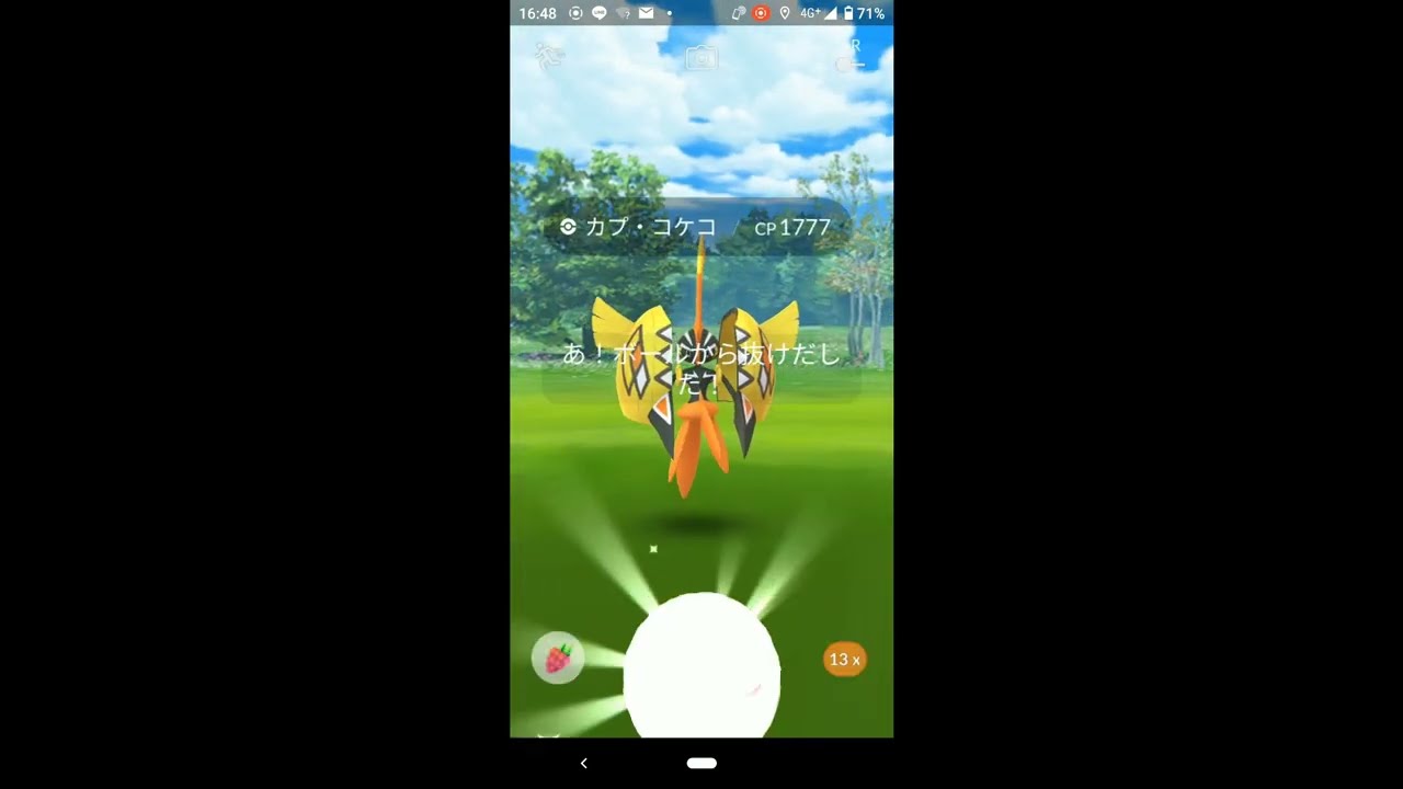 【Pokemon GO No 785 Kapu Kokeko Get! 】カプ・コケコ