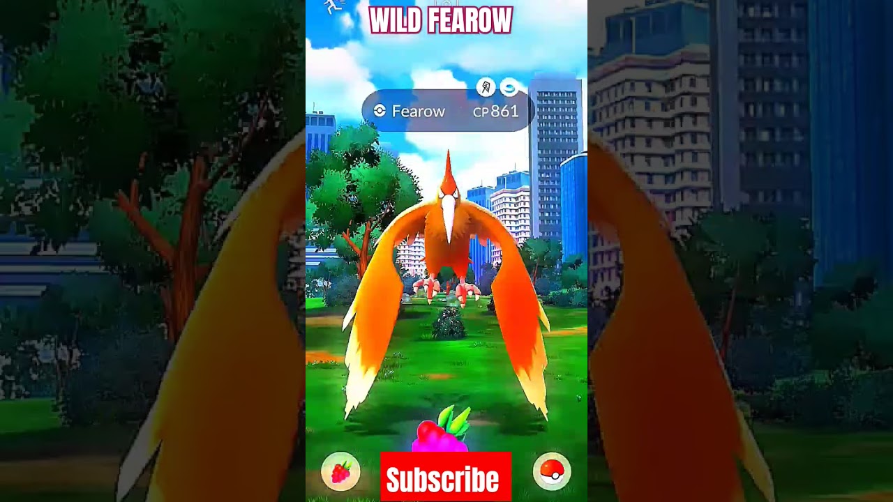 😱🤯WHEN I FIND WILD FEAROW😎😍 ll 🥳Pokemon go #shorts#reelsinstagram #ytshortsvideo #pokemongo