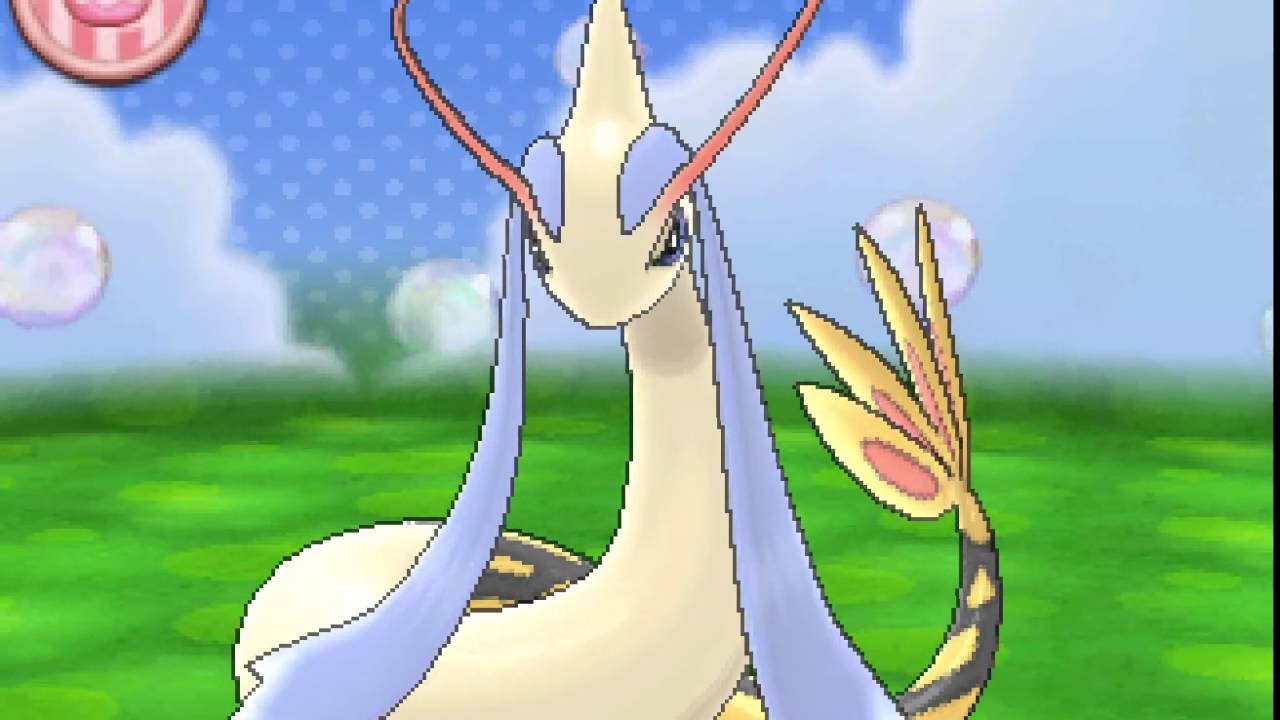 ポケパルレ　ミロカロス(色違い)と戯れるだけの動画
