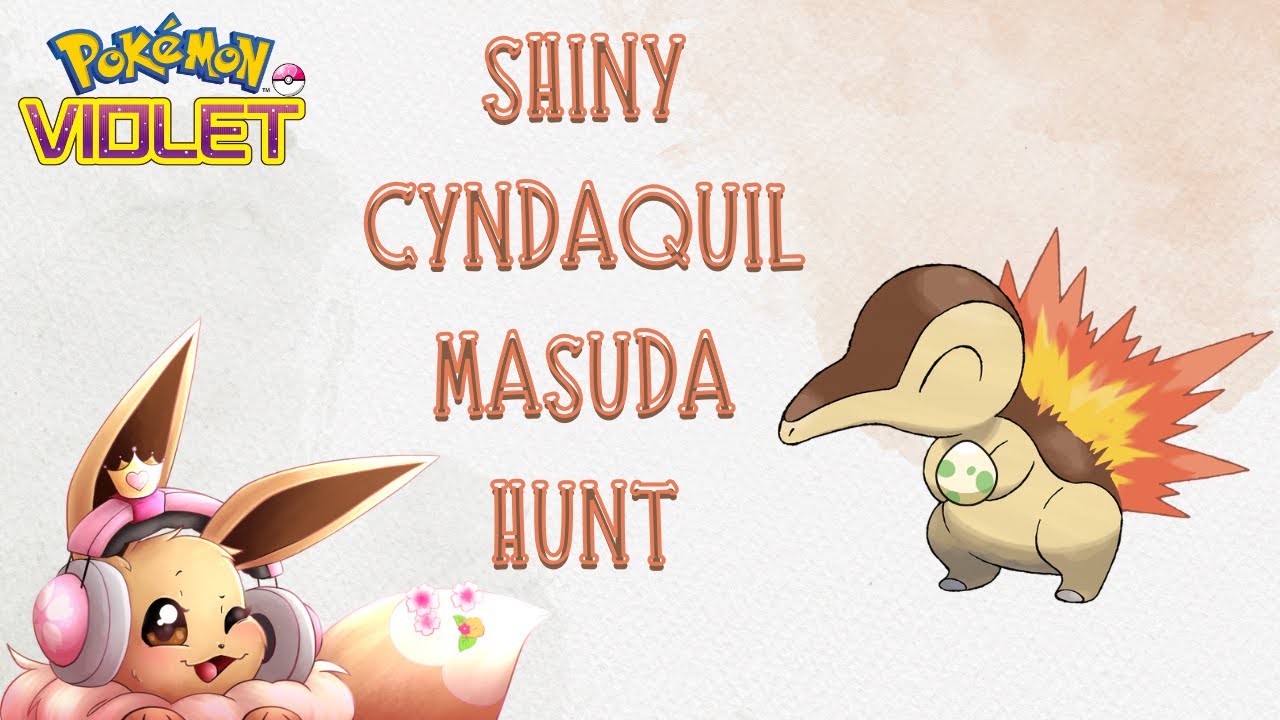 Shiny Cyndaquil Masuda Hunt! LINE COMPLETED! Pokémon Violet #shorts