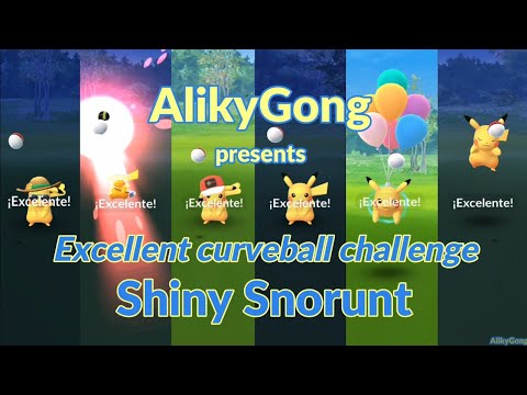 Excellent Curveball Challenge: 361 Shiny Snorunt