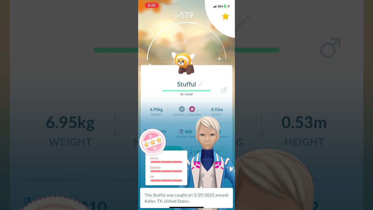 Evolving my SHUNDO STUFFUL in Pokemon go!! #pokemon #pokemongo #shinypokemon #pokego