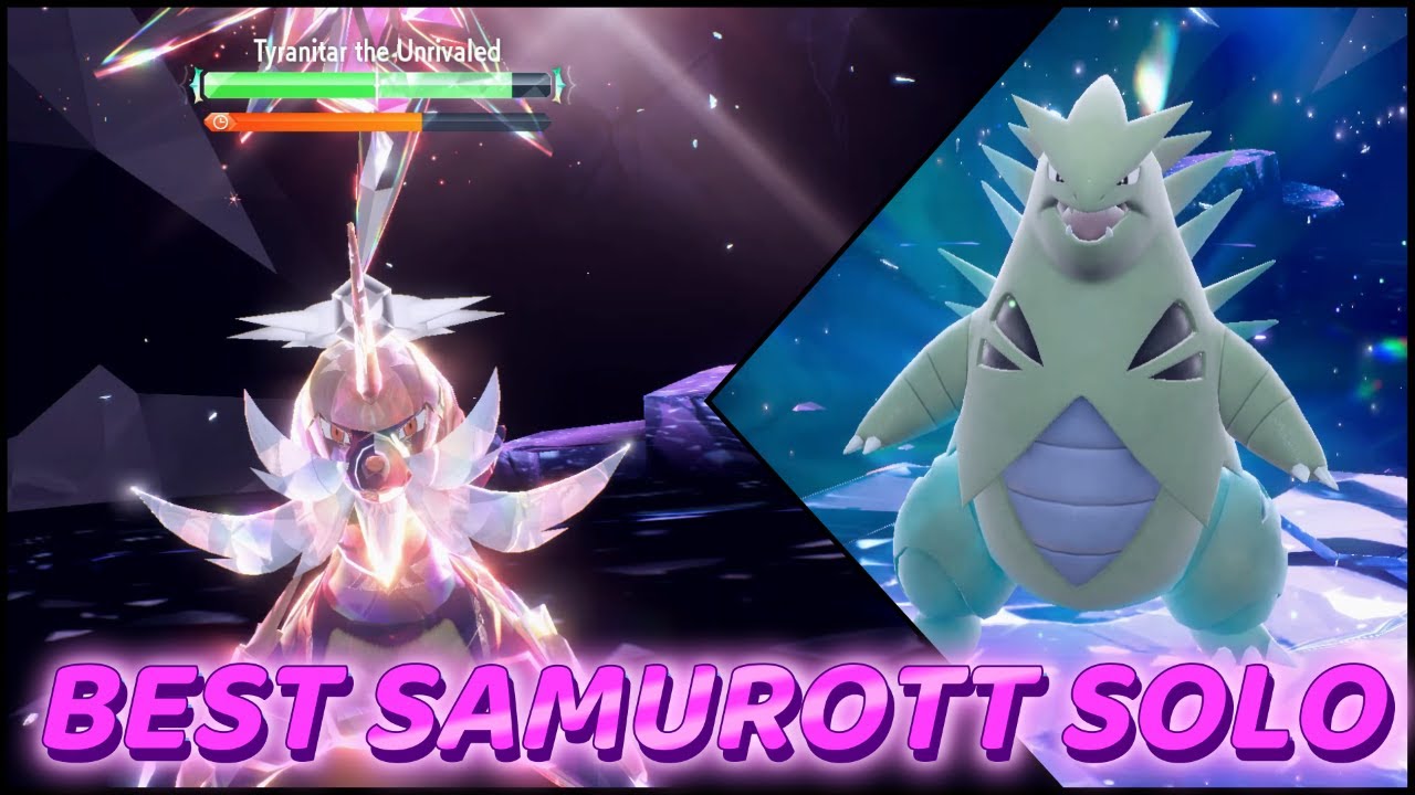 BEST SAMUROTT BUILD to SOLO 7 Star TYRANITAR Tera Raid Event
