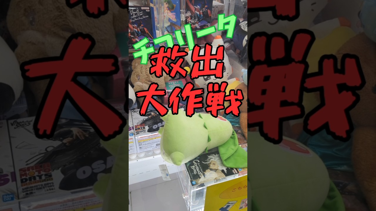 【チコリータ確保】#shorts #クレーンゲーム #ufoキャッチャー #ポケモン