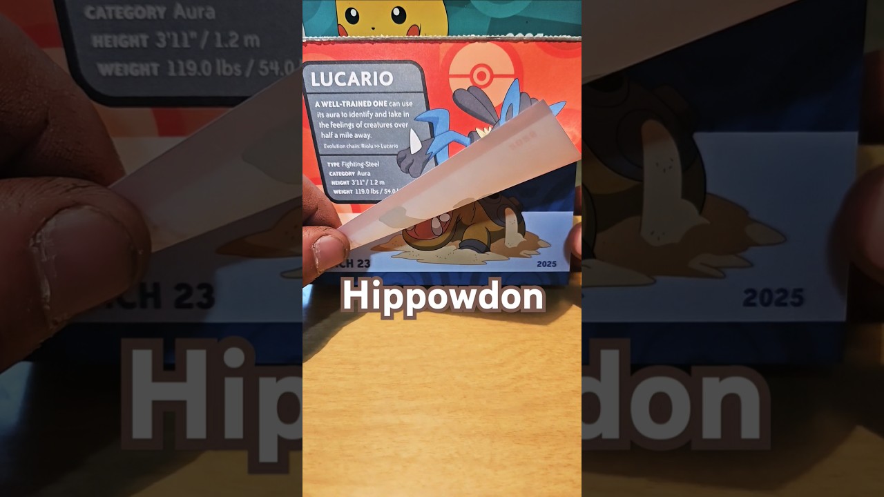 📆3/22-23/2025 Hippowdon Ground type pokemon diamond pearl #Hippowdon #groundtype #pokemon #pokémon