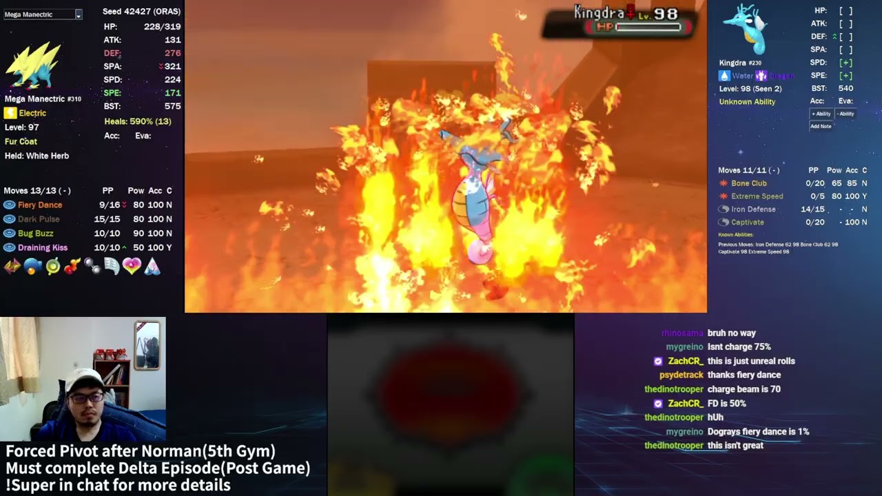 Super Kaizo ORAS Darkrai/Mega Manectric Run vs Zinnia
