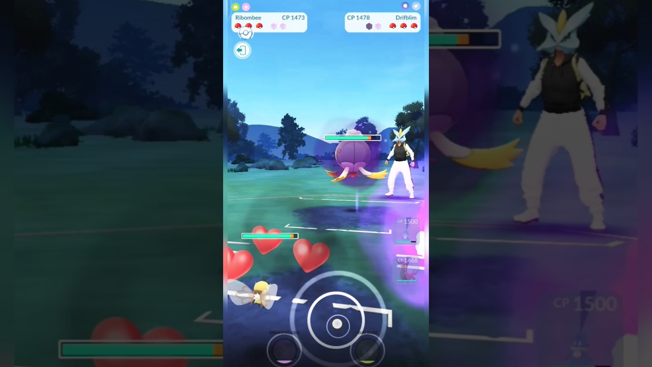 Ribombee, Munchlax & Scolipede in Pokemon Go Great League #shorts 🤯💥