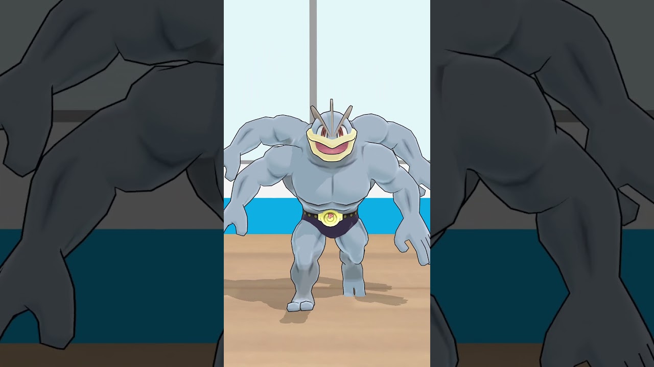 【MMDポケモン】カイリキーの跳び箱#shorts