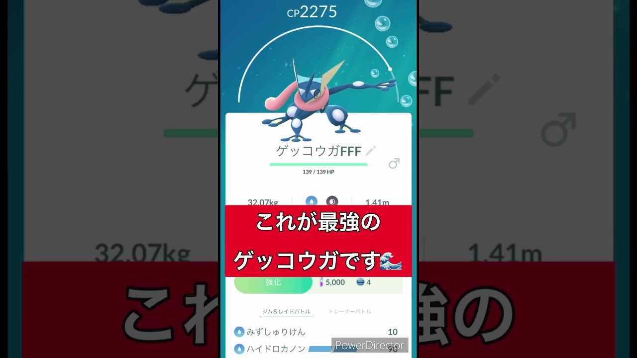 最強ゲッコウガ爆誕！！【ポケモンGO】