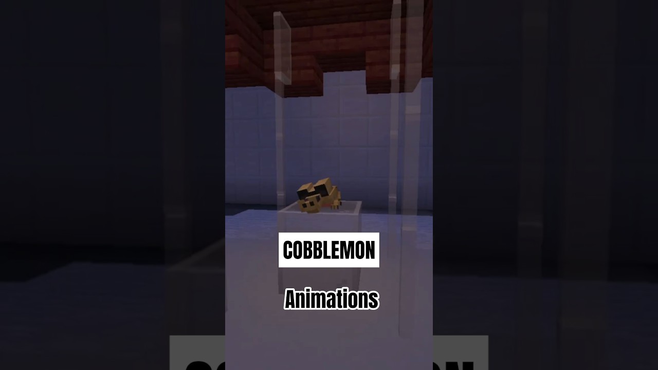 Sandile Animations:Cobblemon Minecraft Pokemon#cobblemon #pokemon #minecraft #animation #pixelart