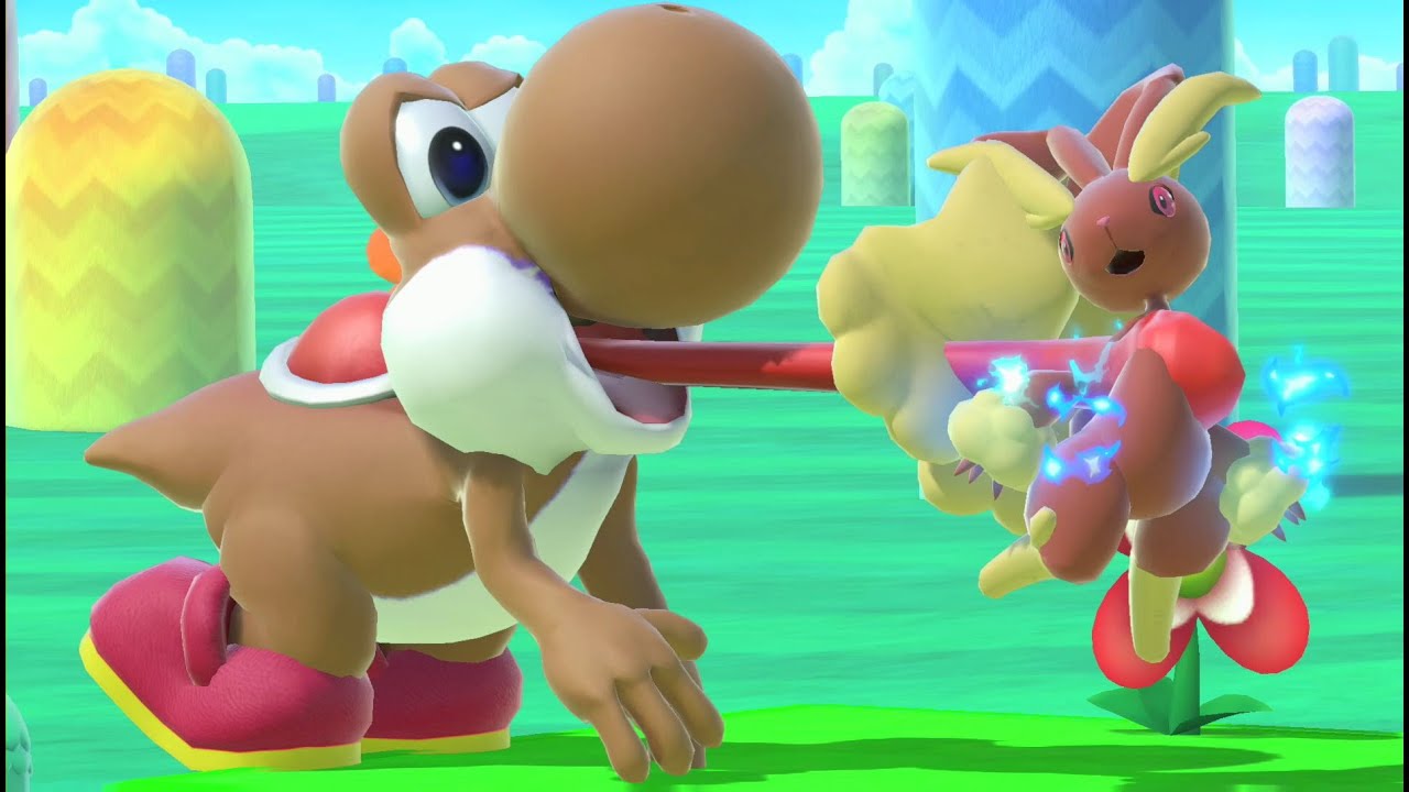 Brown Yoshi Vore Lopunny