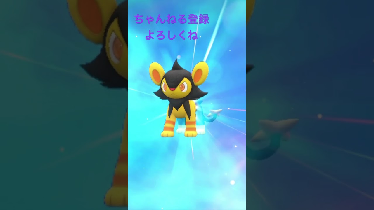 色違いルクシオ進化！ #ポケモン #ポケモン25周年 #ポケモンsv #ポケモン151 #ゲーム実況 #gameplay #ゲーム #ポケモンgo