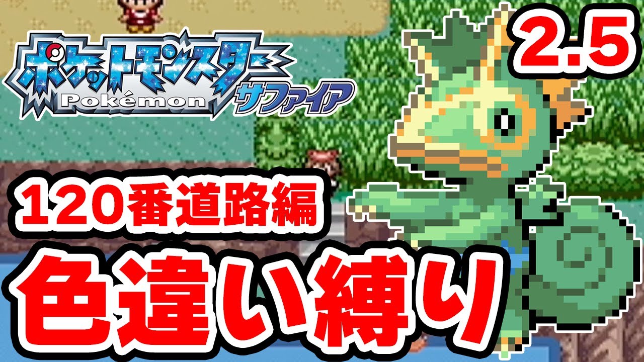 【色違い縛り】色違いカクレオンを粘る男 2.5【ポケモンRS】