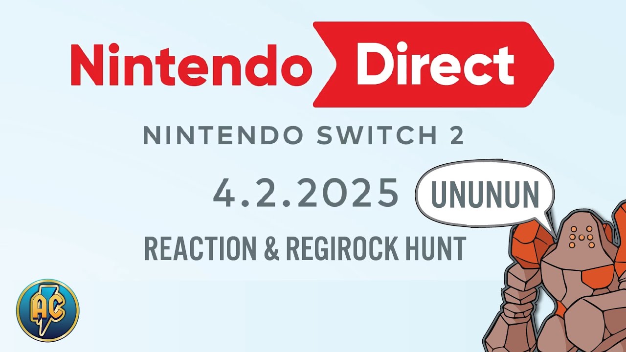 LIVE! Nintendo Switch 2 DIRECT Reaction + MORE REGIROCK CHECKS! Pokemon Sword & Shield DLC