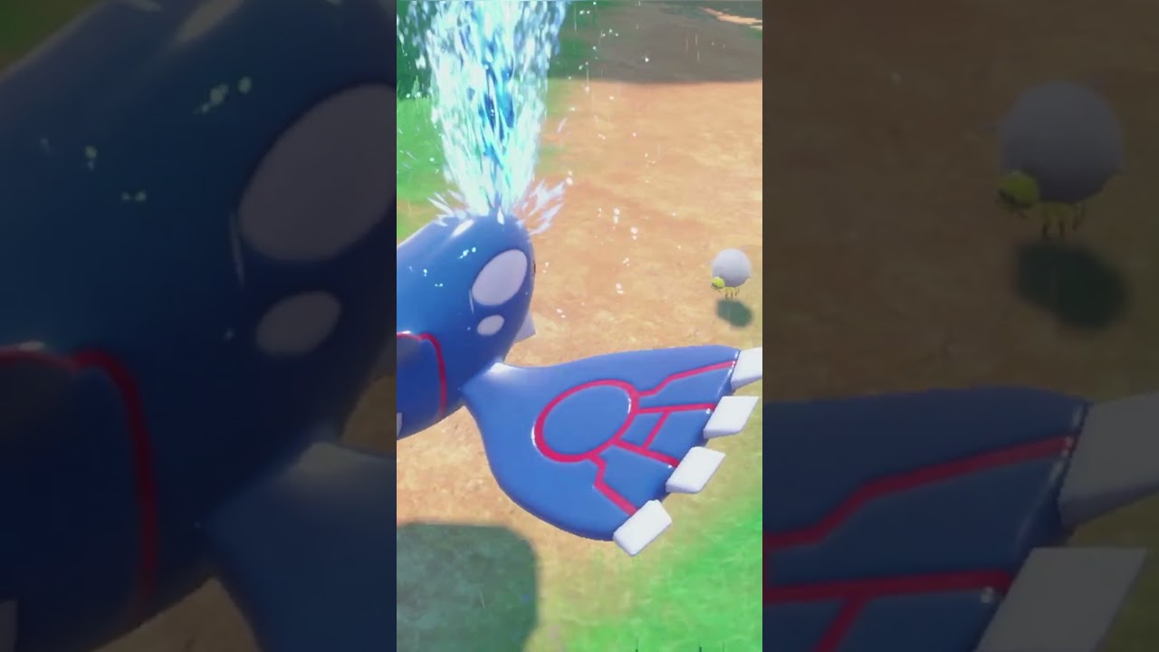 『しおふき』すると虹が出るらしい【ポケモンSV】#Shorts