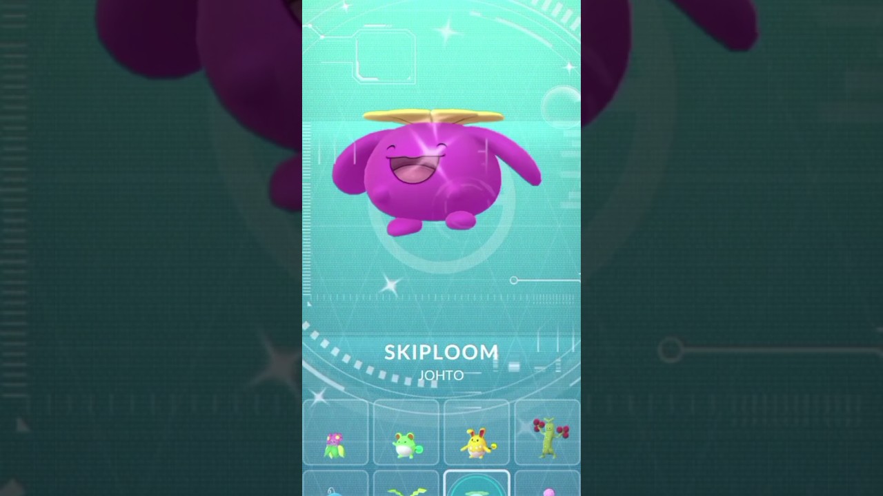 Evolving To Shiny Skiploom In Pokemon Go #pokemongo #pokemon #shiny #shinypokemon #evolve #skiploom