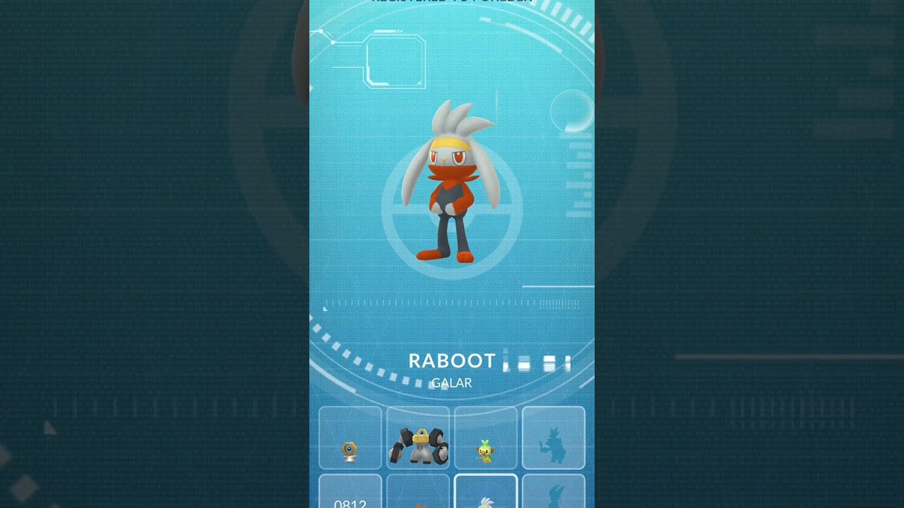 POKEDEX ENTRY SCORBUNNY EVOLVED INTO RABOOT & CINDERACE(GENERATION 8 POKEMON)#pokemongo #pokemon