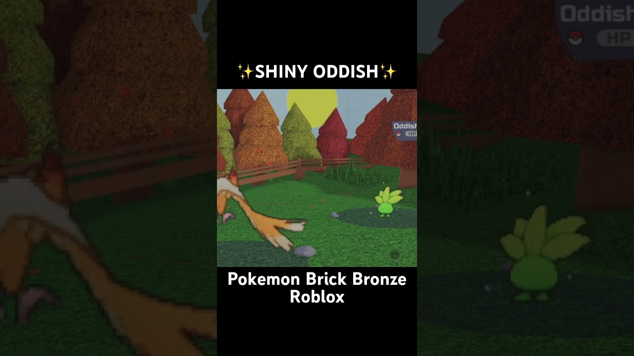 Shiny Oddish Pokemon #pokemon #shinypokemon #roblox #brickbronze #robloxpokemon #oddish #lucky #fyp