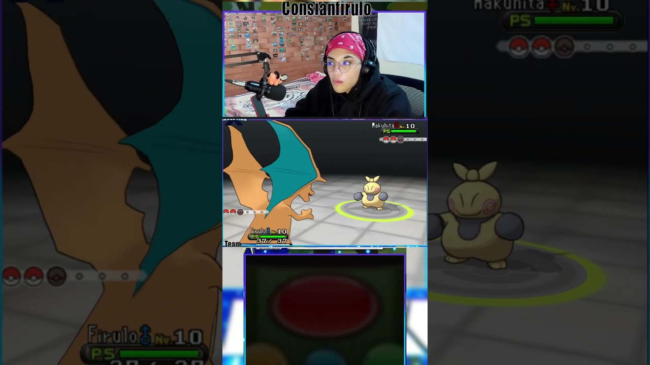 JUEGÓ SUCIO EL MAKUHITA  #pokemon #pokémon #pokemonxy