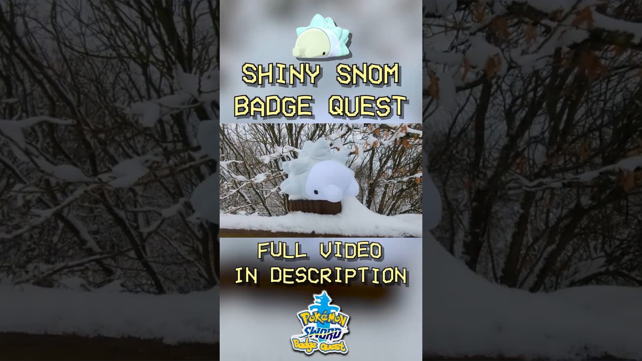 Shiny Snom Hunt! Pokémon Sword Badge Quest! #Shorts #Pokemon #ShinyPokemon #Shiny #ShinyHunting