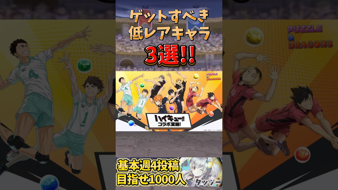 【強キャラ多数？！】ゲットすべき低レアキャラ3選！！ #パズドラ #ゆっくり解説 #shorts