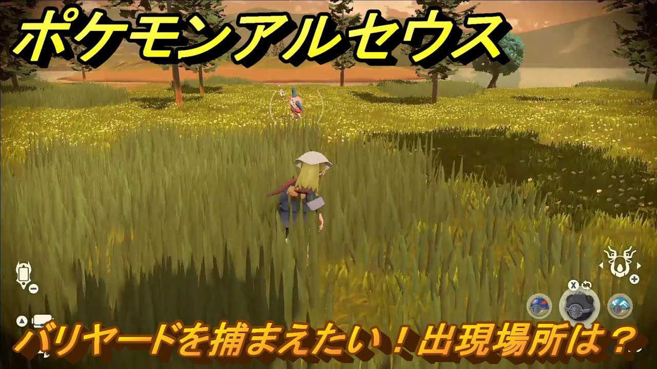 ポケモンアルセウス　バリヤードを捕まえたい！出現場所は？　＃１２０　【Pokémon LEGENDS アルセウス】