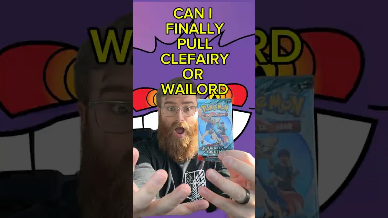 CAN I FINALLY GET WAILORD OR CLEFAIRY from Pokemon Journey Together #journeytogether #pokemoncards