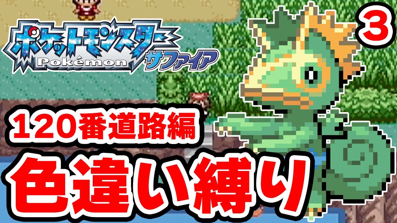 【色違い縛り】色違いカクレオンを粘る男 3【ポケモンRS】