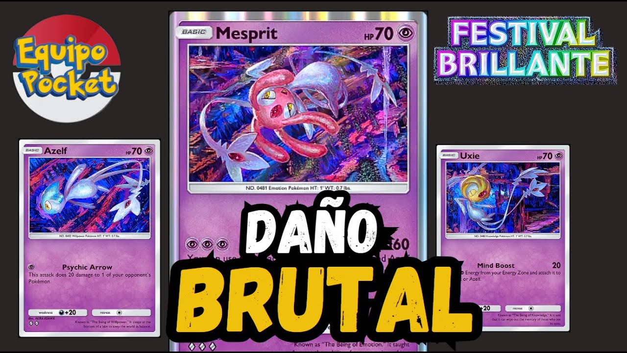 Mazo de Uxie, Azelf y Mesprit, son muy buenos con Giratina EX