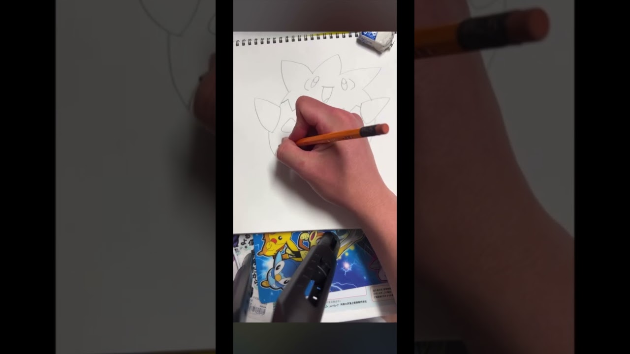 【ポケモン模写】トゲピー描いてみた！#ポケモン #模写#トゲピー