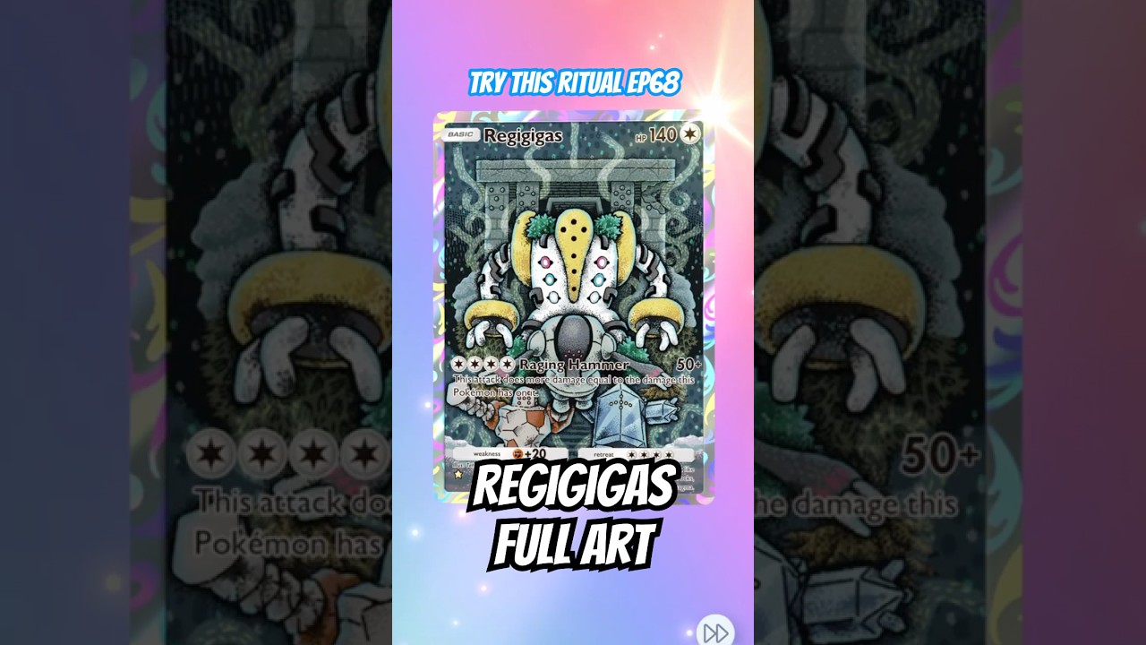 ⚡️ Try This Ritual - Episode 68 Regigigas Full Art #pokemon #pokemontcgpocket #pokemontcg
