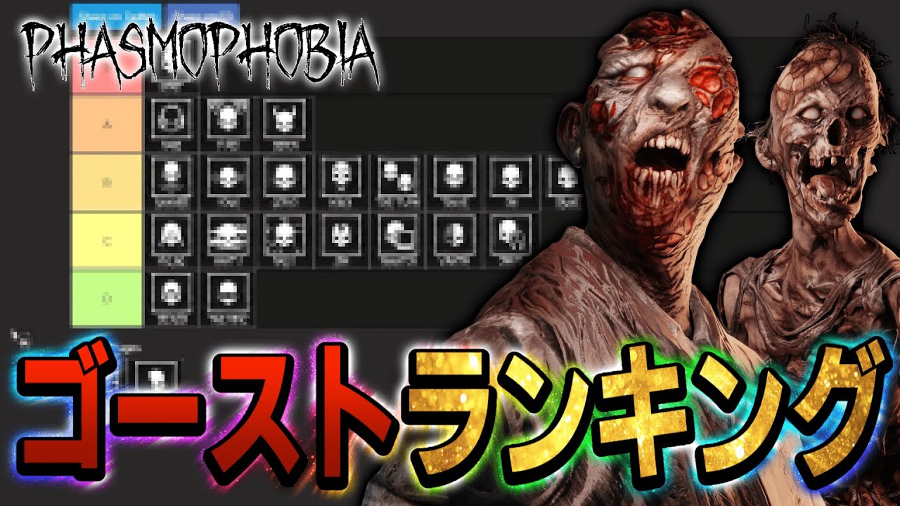 【Phasmophobia】プロ調査員による最強ゴーストランキング！！