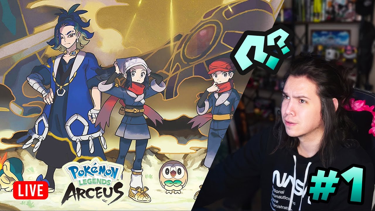 Let's Play POKEMON LEGENDS ARCEUS! Part 1... WHY ISN'T CYNDAQUIL IN THE NEW GAME???