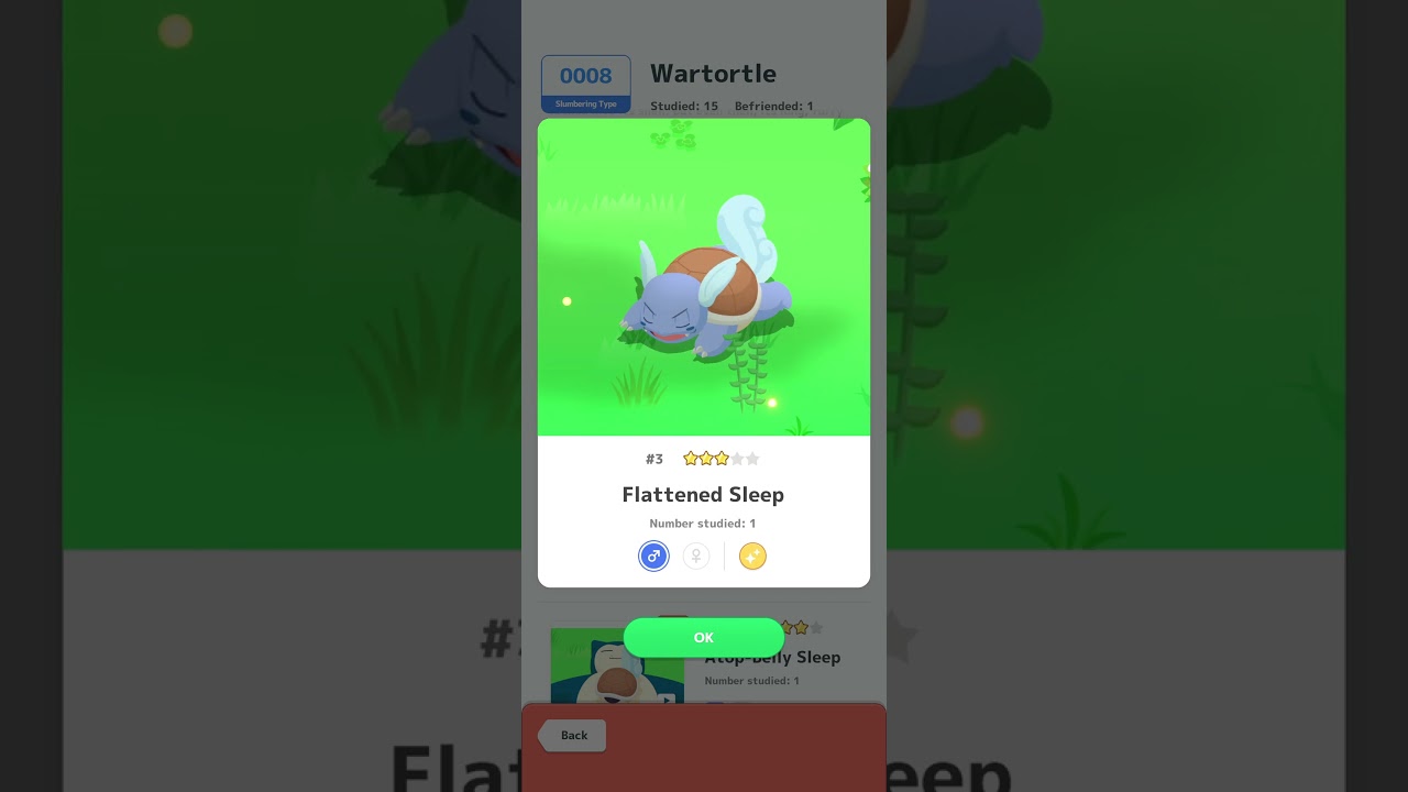 wartortle: flattened sleep #pokesleep #pokemon #pokemonsleep #wartortle