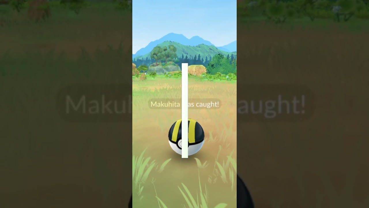 Catching Shiny Makuhita in Pokemon Go