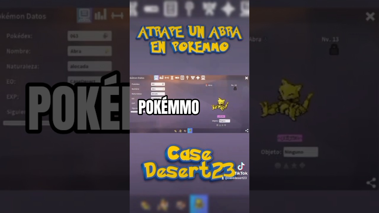 Capture un Abra #pokemmo #shorts