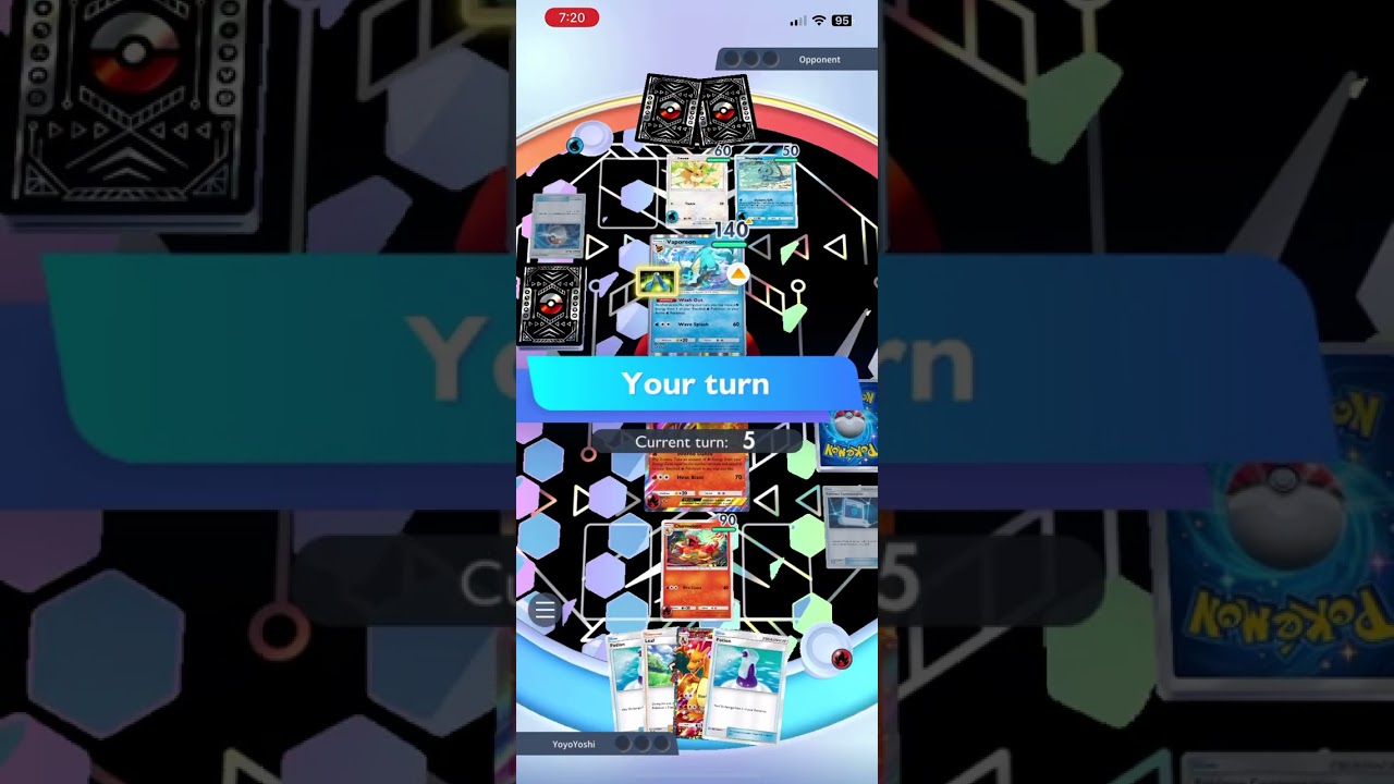 Pokemon TCG Pocket: How to Beat Wugtrio ex & Vaporeon Deck w/ Fire (Expert Solo Battle)
