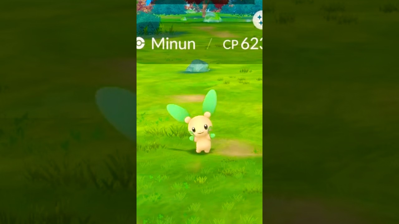 Shiny Minun 🧸 #pokemongo #pokemon #wildshiny #shinypokemon