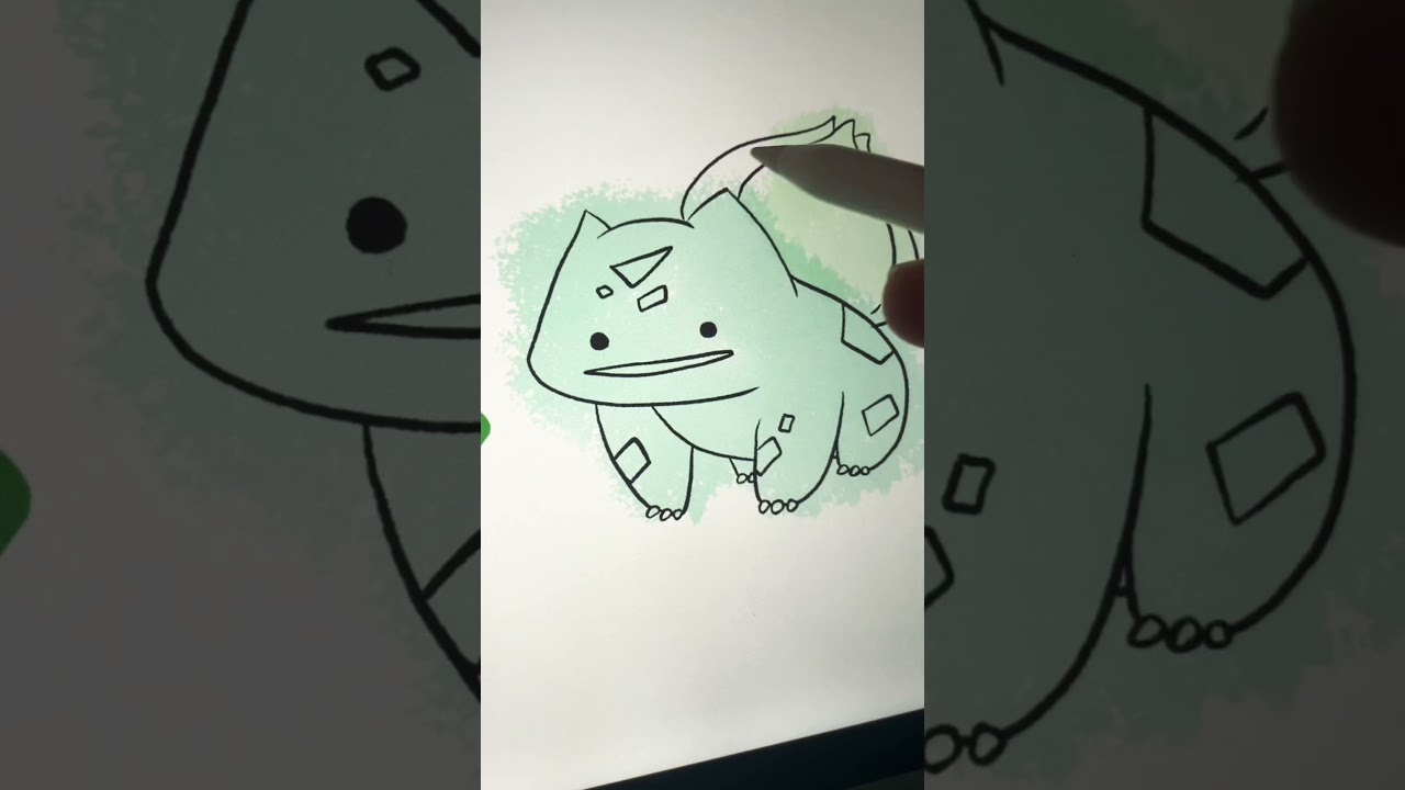 ゆるゆるダネ🌱‬‪ #手描きポケモン #イラスト #ポケモン #ゆるいイラスト  #shorts