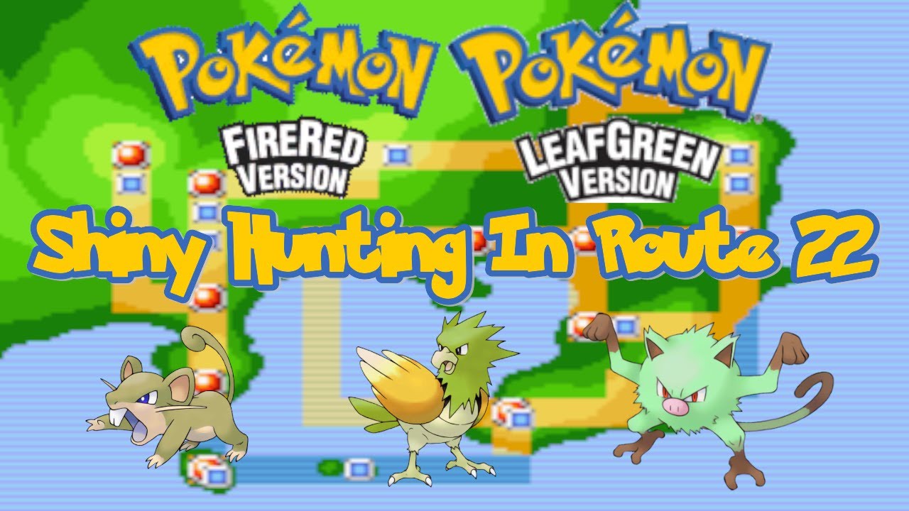 Pokemon Firered/Leafgreen Shiny Hunting In Route 22 Day 1