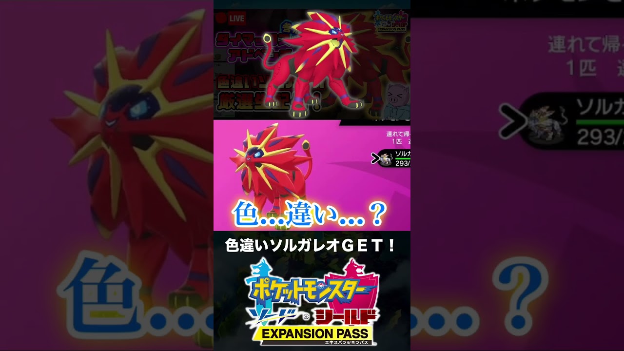 色違いソルガレオと邂逅した男【ポケモン剣盾】