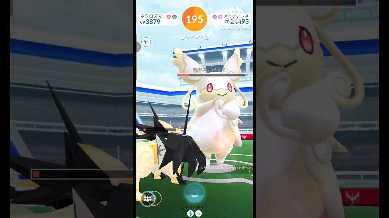 [ポケモンGO]メガタブンネを2人で討伐！土曜日に開催してたメガタブンネレイド。