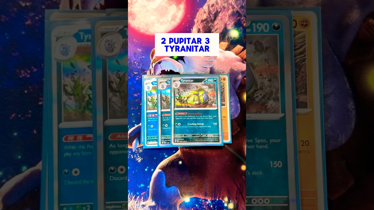 Tyranitar Item Lock Deck W/ Dusknoir for Journey Together Post Rotation #pokemoncards