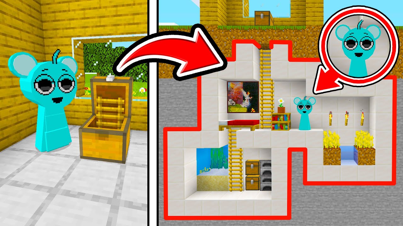 スプランキーのための最強の隠し部屋を作る！【まいくら・マインクラフト】