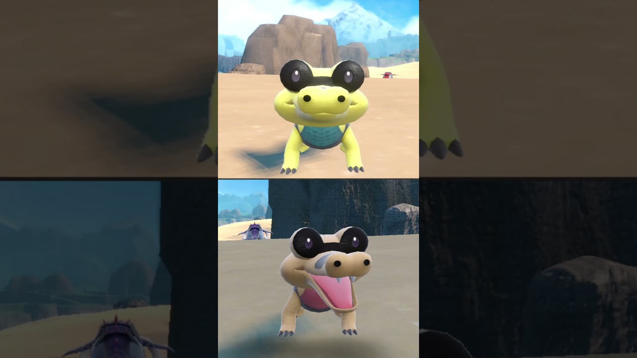 #メグロコ  #ポケモン  #sandile  #pokemonscarletandviolet