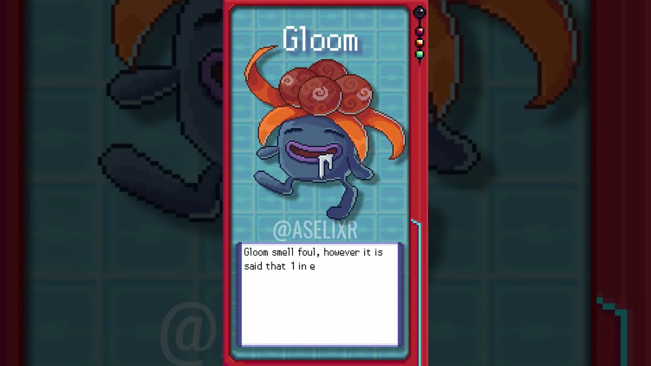 Making pixelart of every Pokemon: day 44| Gloom