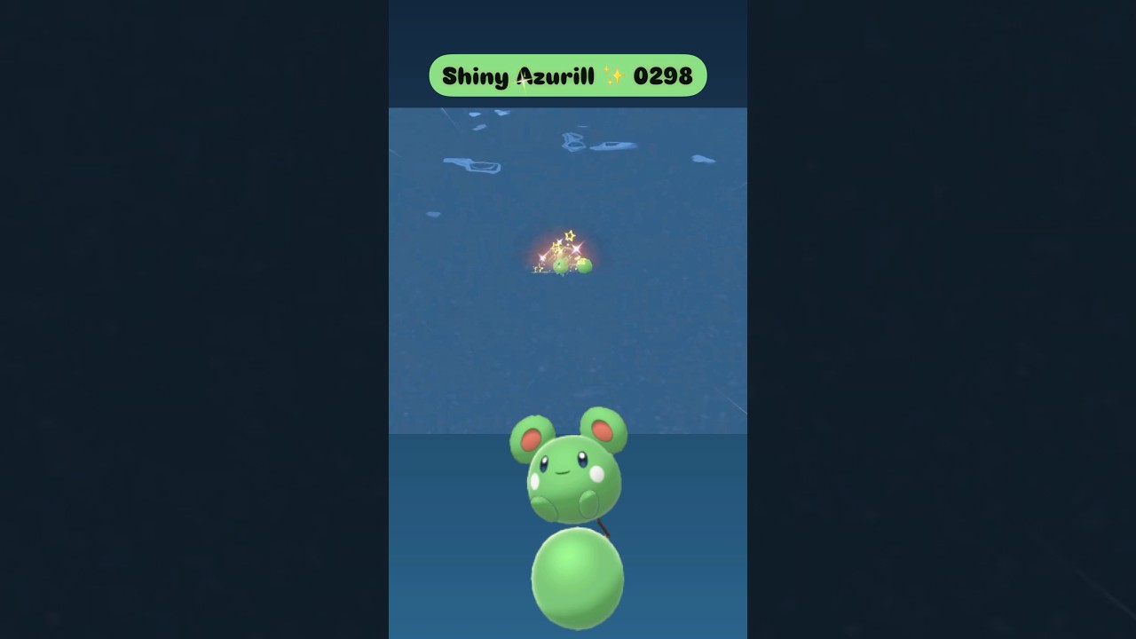 Shiny Azurill ✨ 0298 caught in Pokemon Scarlet with Mass Outbreak