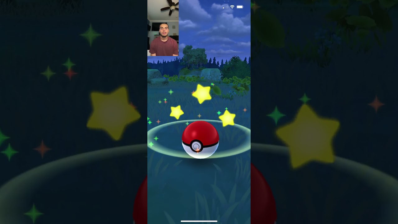one captured of a Chespin in Pokémon go