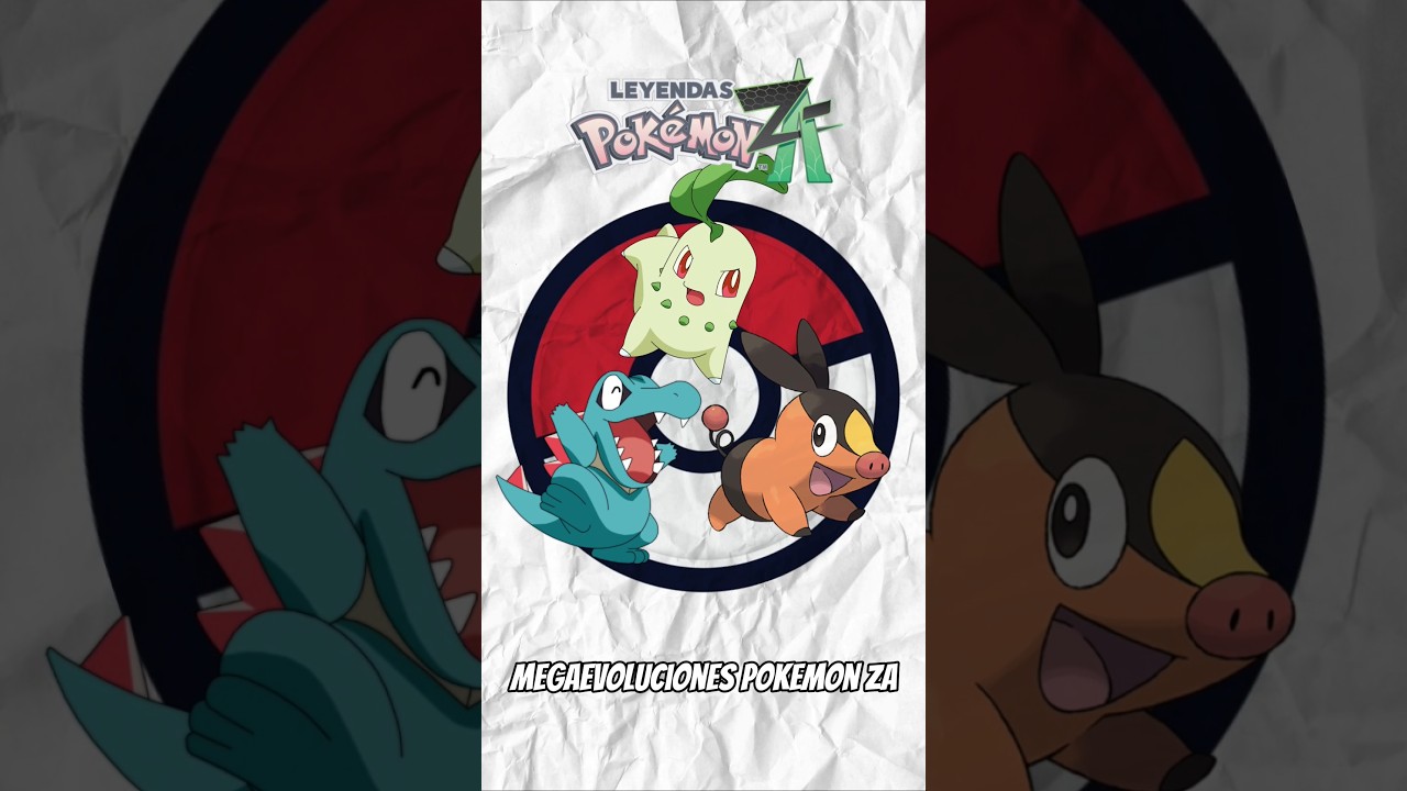 ¿Megas de los iniciales de Pokémon ZA? #pokemon #pokemonZA #megaevoluciones #filtraciones #iniciales