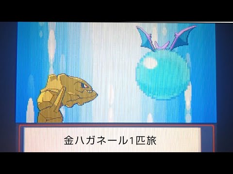 【実況】ポケットモンスターソウルシルバー 色違いハガネール1匹旅　VS強化キョウ&シバ
